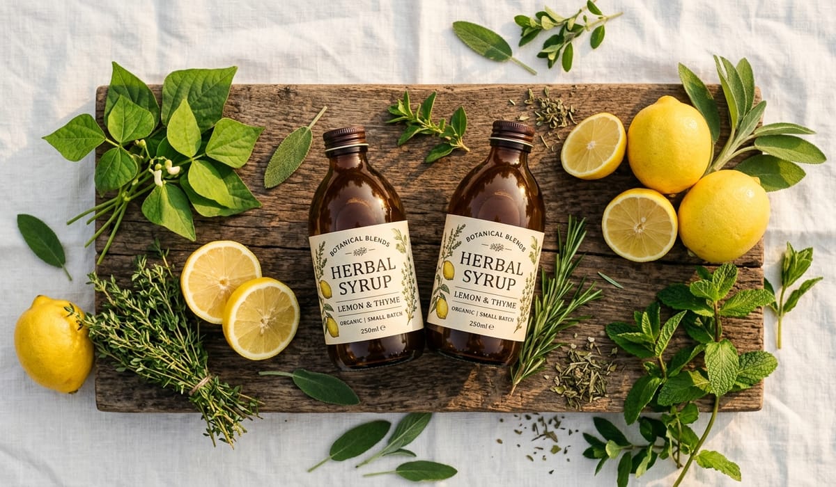 Natural healing syrups